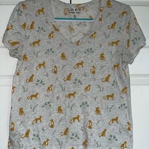 ANN TAYLOR - LOFT Short sleeve shirt.